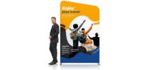 1.5m x 2.3m Inclined Portable Exhibit Display Wall