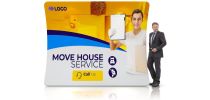 3m U-Shaped Tension Fabric Display Wall