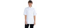 PROCHEF Womens Traditional Chef Short Sleeve Jacket White