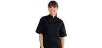PROCHEF Womens Traditional Chef Jacket Short Sleeve