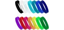 Debossed Silicone Wrist-Band