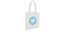 Maine Long Hanndle Calico Tote Bag