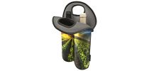 Full Colour Neoprene Twin Wine Bottles Holder