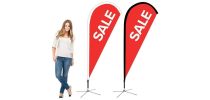 Small Teardrop Banner