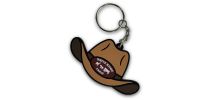 Custom Moulded 2D PVC Keyring