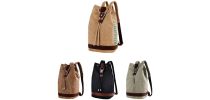 Canvas Bucket Backpack