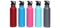 600ml Double Wall Vacuum Bottle with Flip Valve Lid