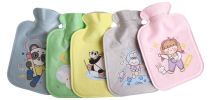 Hot Water Bottle with Plush Cover