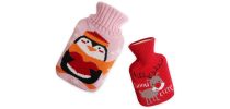 Hot Water Bottle with Knitted Cover