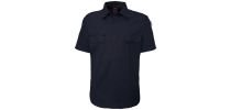 Closed Front Short Sleeve Shirt