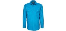 Mens Pilbara Closed Front L/S Shirt
