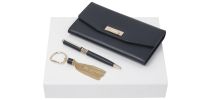 Set Nina Ricci Marine Blue (ballpoint Pen, Case & Key Ring)