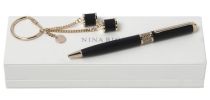 Set Nina Ricci Noir (ballpoint Pen & Key Ring)