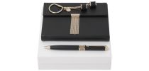 Set Nina Ricci Noir (Classic ballpoint Pen, Note Pad A6 & Key Ring)
