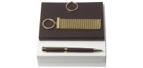 Set Nina Ricci (Purple ballpoint Pen, Note Pad A6 & Key Ring)