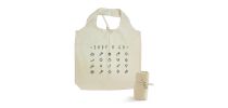 Natural Cotton Roll Up Tote Bag