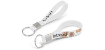 Full Colour Silicone Wristband Keyring