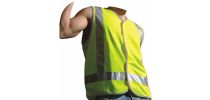 Unisex Adults Hi-Vis Vest With Reflective Tape