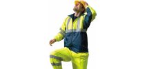 Unisex Adults Hi-Vis 3 In 1 Jacket With Reflective tape