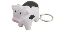 Stress Cow Key Ring