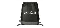 Bullet Crossweave Heat Sealed Drawstring Bag