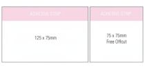 Stuk Note Pad 125x75 White 2col 100 Leaf