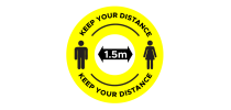 Social Distancing Floor Stickers