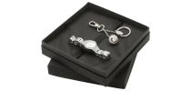 Set Jean-louis Scherrer White (Classic key Ring & Watch)