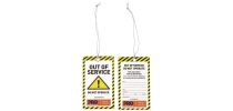 Safety Tag - Out of Service 125 x 75 mm (100/Pk)