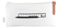 Calico Pencil Case 10cm x 21cm
