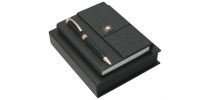 Set Alba Black (ballpoint Pen & Note Pad A6)