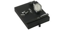 Set Ungaro Black (ballpoint Pen, Watch & Cufflinks)