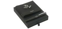 Set Uomo Black (ballpoint Pen, Wallet & Cufflinks)