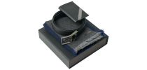 Set Alesso Black (card Holder, Belt & Scarve)