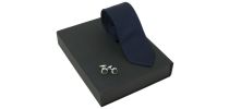 Set Ungaro Blue (cufflinks & Silk Tie)