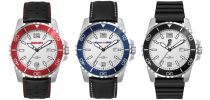 Sports Watch, Leather or Silicone Strap