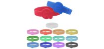 Neon Glow Silicone Wrist Band Custom Design