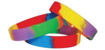 Sectional Colour Debossed Wristbands