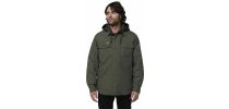 Mens Quilted Solid Shacket