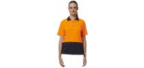 Womens Short Sleeve Hi Vis Polo