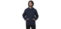 Mens Core Fleece Zip Hoodie