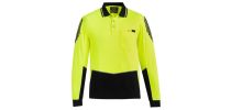 Mens Hi Vis Flux L/S Polo