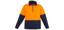 Hi Vis Half Zip Polar Fleece Jumper