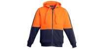 Mens Hi Vis Full Zip Hoodie