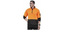 Unisex Hi Vis Half Zip Pullover