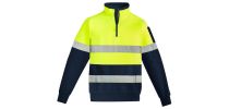 Mens Hi Vis 1/4 Zip Pullover - Hoop Taped