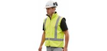 Unisex Hi Vis Waterproof Reversible Vest