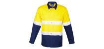 Mens Rugged Cooling Taped Hi Vis Spliced Shirt