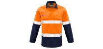 Mens FR Closed Front Hooped Taped Spliced Shirt