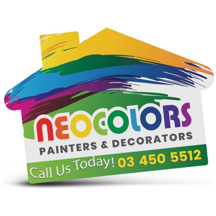 AD Labels 70 x 50mm - House Shaped